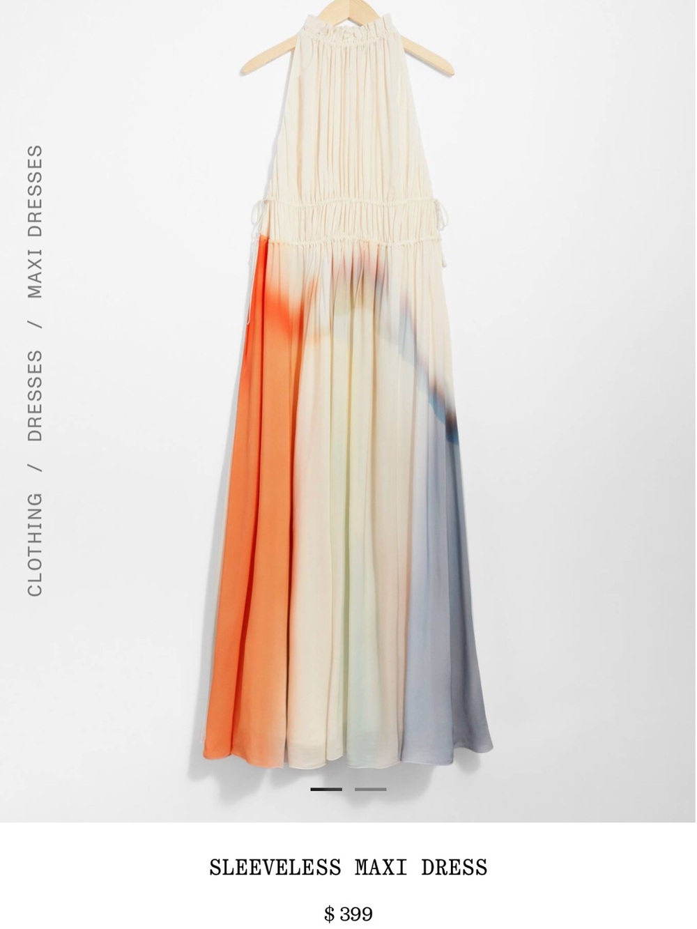 & OTHER STORIES SLEEVELESS MAXI DRESS